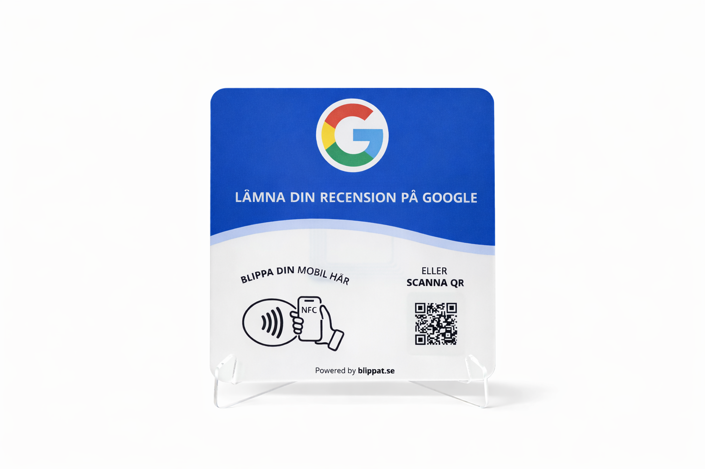 Google Skylt med QR - 10x Fler Recensioner