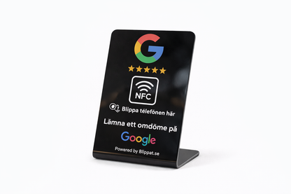 Stående Google Skylt - Recensioner som gör skillnad