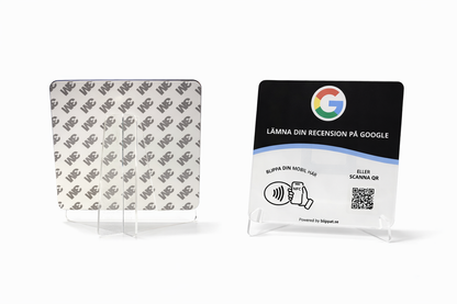 Google Skylt med QR - 10x Fler Recensioner