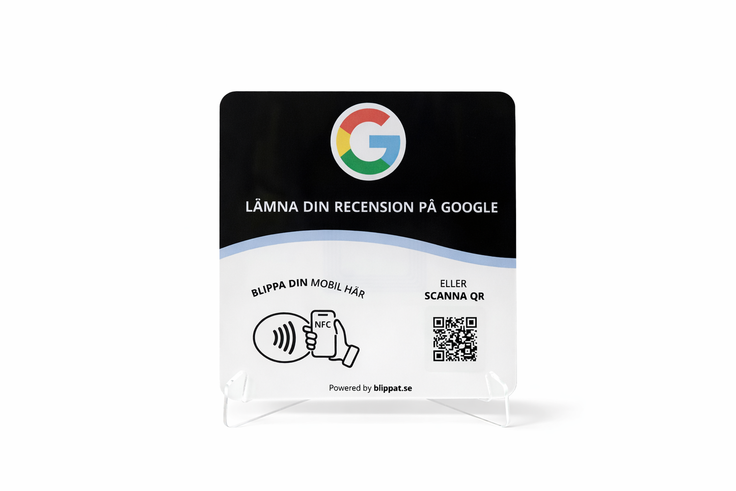 Google Skylt med QR - 10x Fler Recensioner